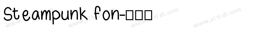 Steampunk fon字体转换